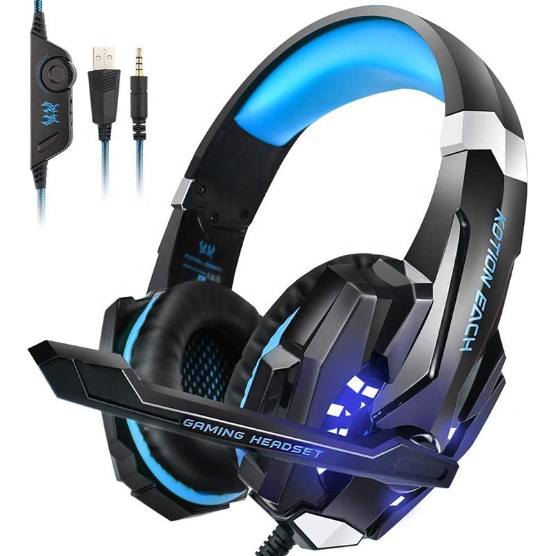 Gaming Headset With Mic & LED Light