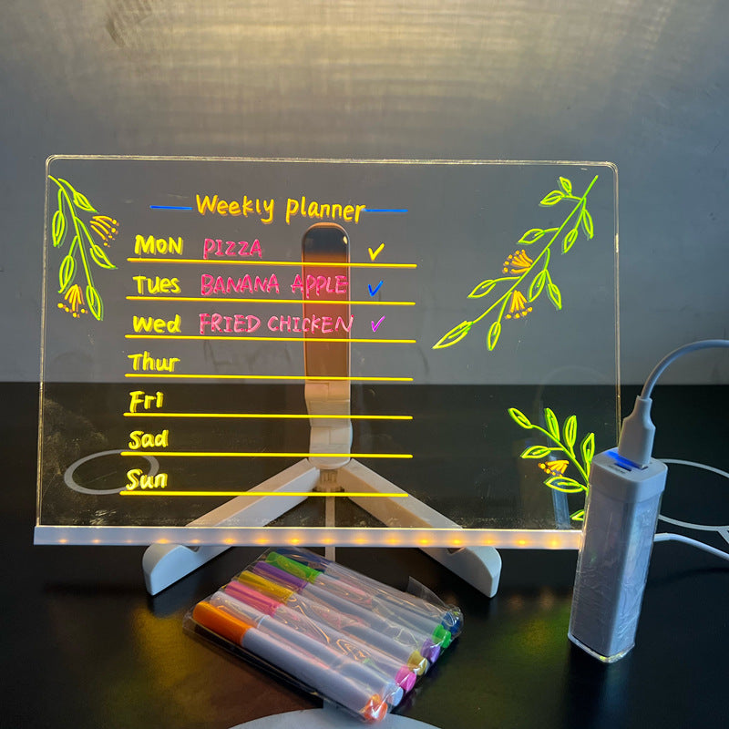 LED Acrylic Writing Board