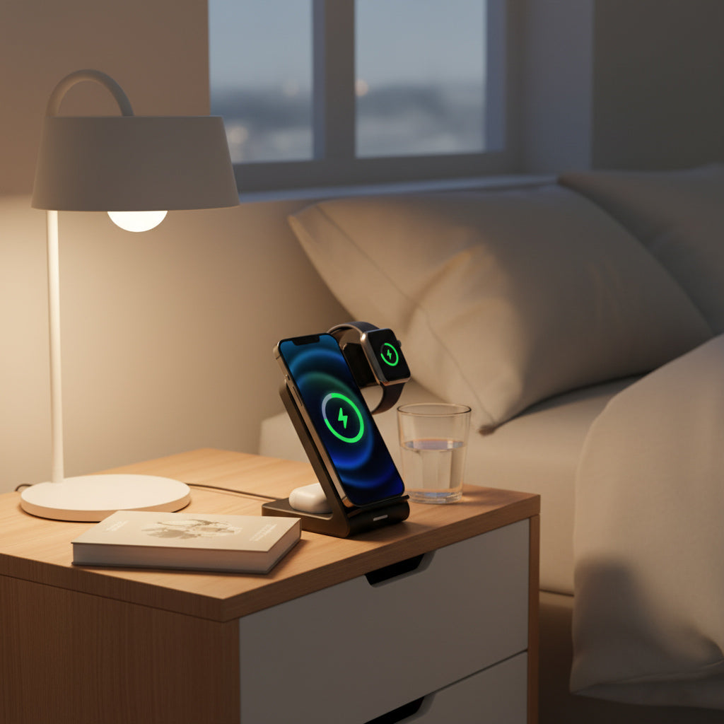 3 in 1 Fast Wireless Charging Station
