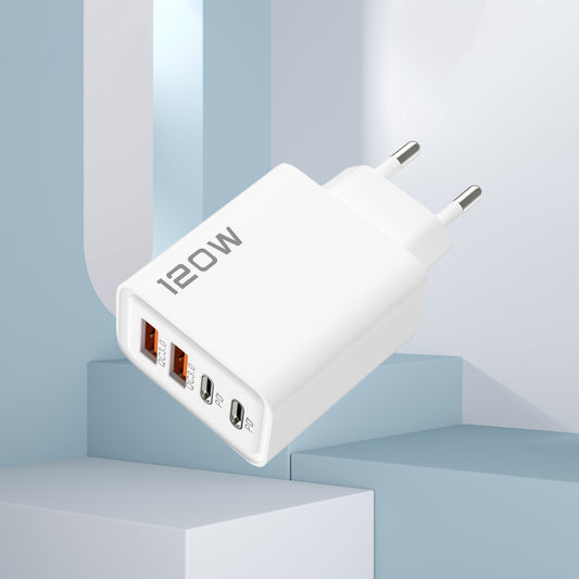 120W 4-Port Fast USB Charger